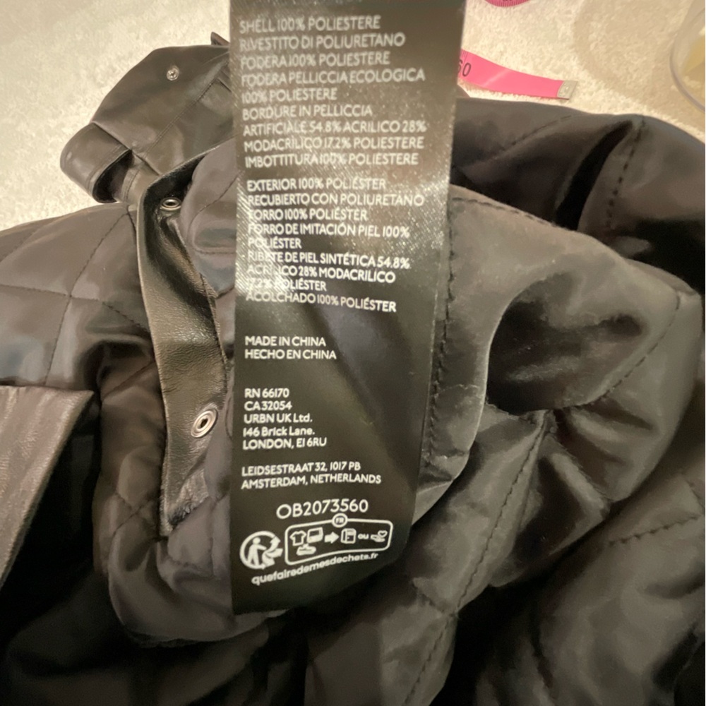 Pilcro Black Faux Fur Hooded Jacket - Picture 10 of 12